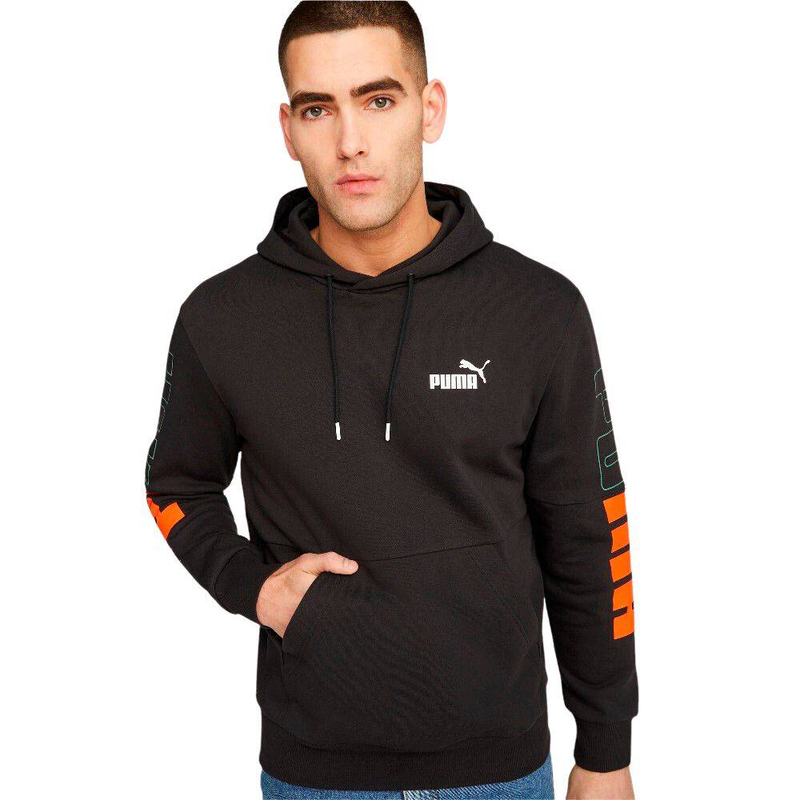Power colorblock fleece hoodie image number null