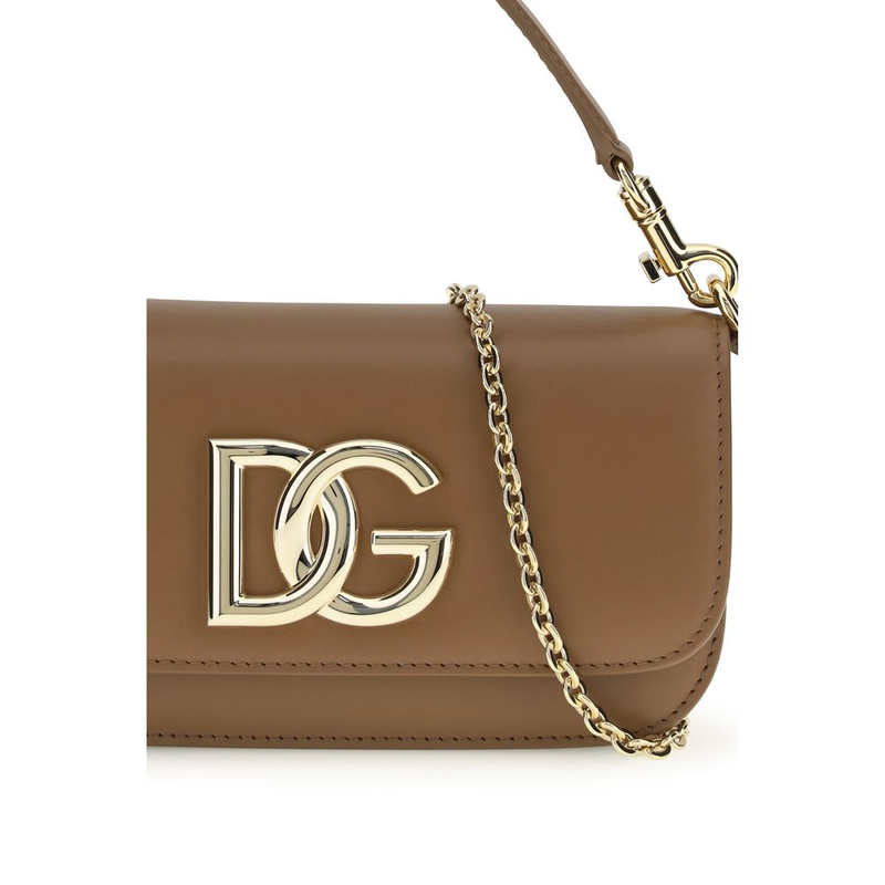 Brown calf leather bos taurus handbag-null