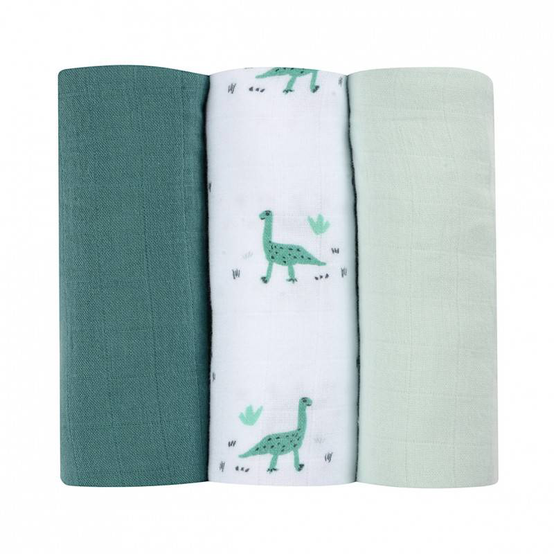 Beaba cotton muslin x3 - jurassique-null