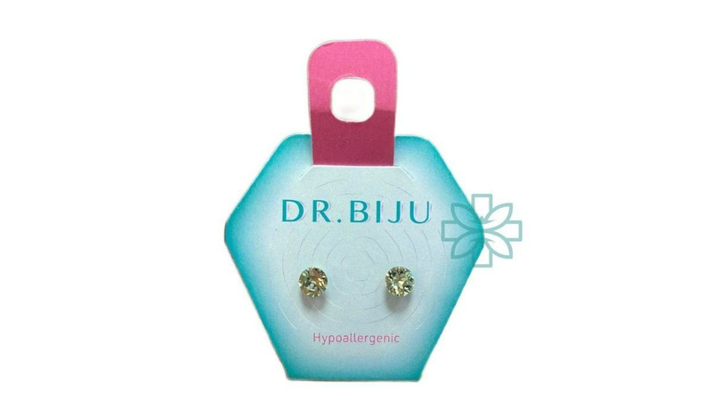 Dr. Biju xirius 5.3mm chrysolite earrings 2-null