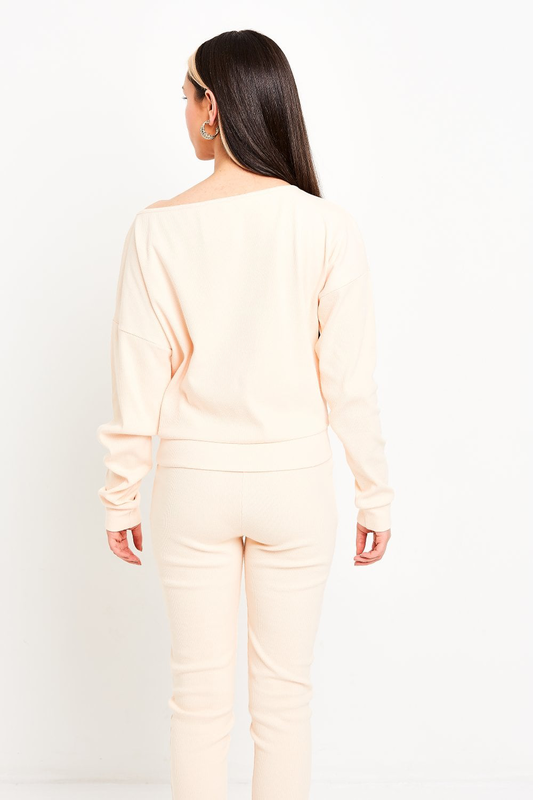 Product image: 11 degrees sustainable batwing rib lounge sweatshirt-null