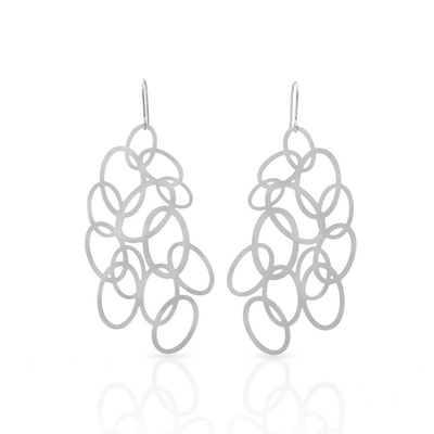 Closer silver earring, , medium