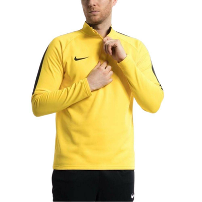 Dry academy 18 drill top long sleev, Yellow / Black, medium