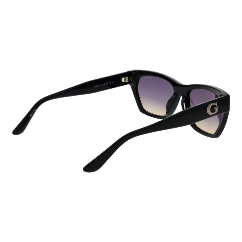 Black acetate sunglasses-null