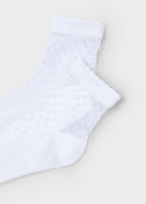 Καλτσακι πουα λευκο, White, medium