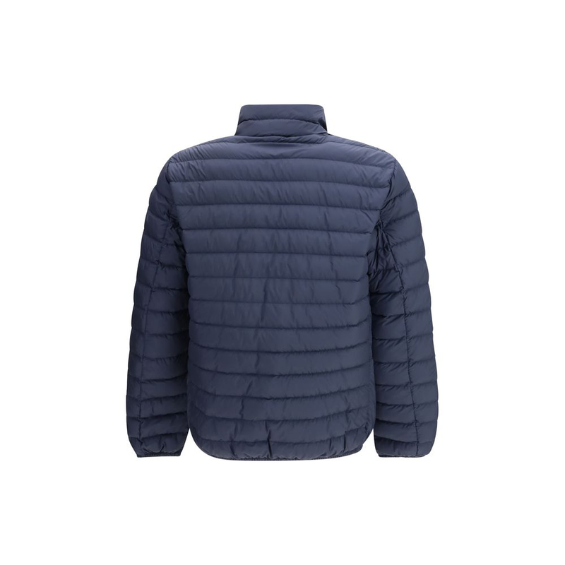Blue fabric shell jacket-null