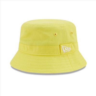 New era kids ne essential bucket newera  yel, Saturn Gold/saturn Gold/white, medium