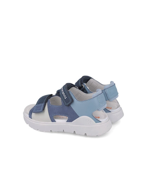 Biomecanics velcro strap boys sandals with shades of blue image number null