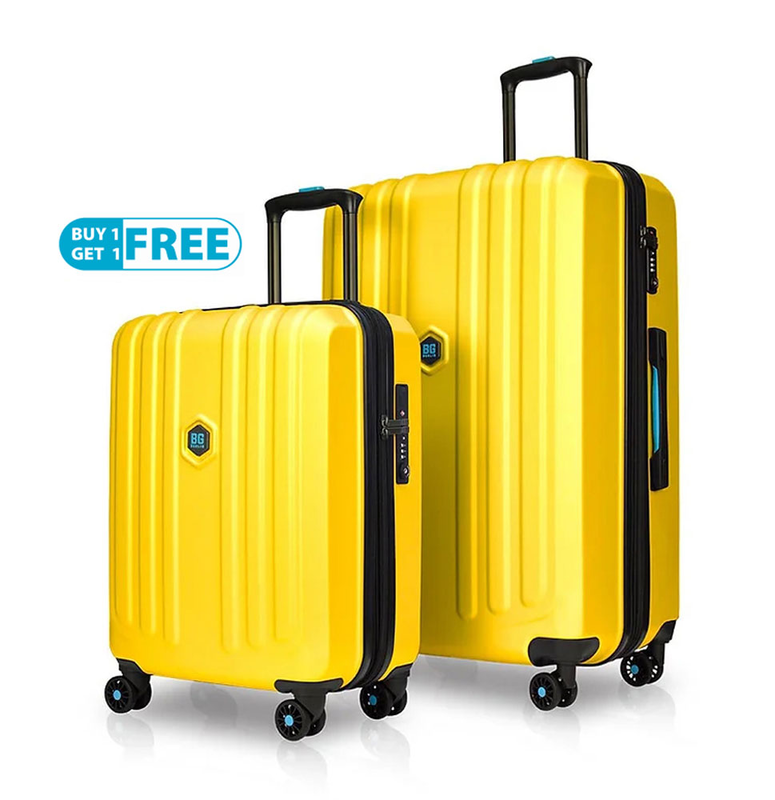 Bg berlin enduro αποσκευες 2pcs set 20"+28" μουσταρδι image number null