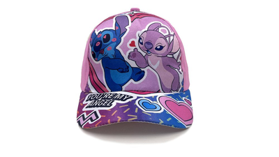 Stitch & angel cap – you’re my angel pink kids hat, , medium