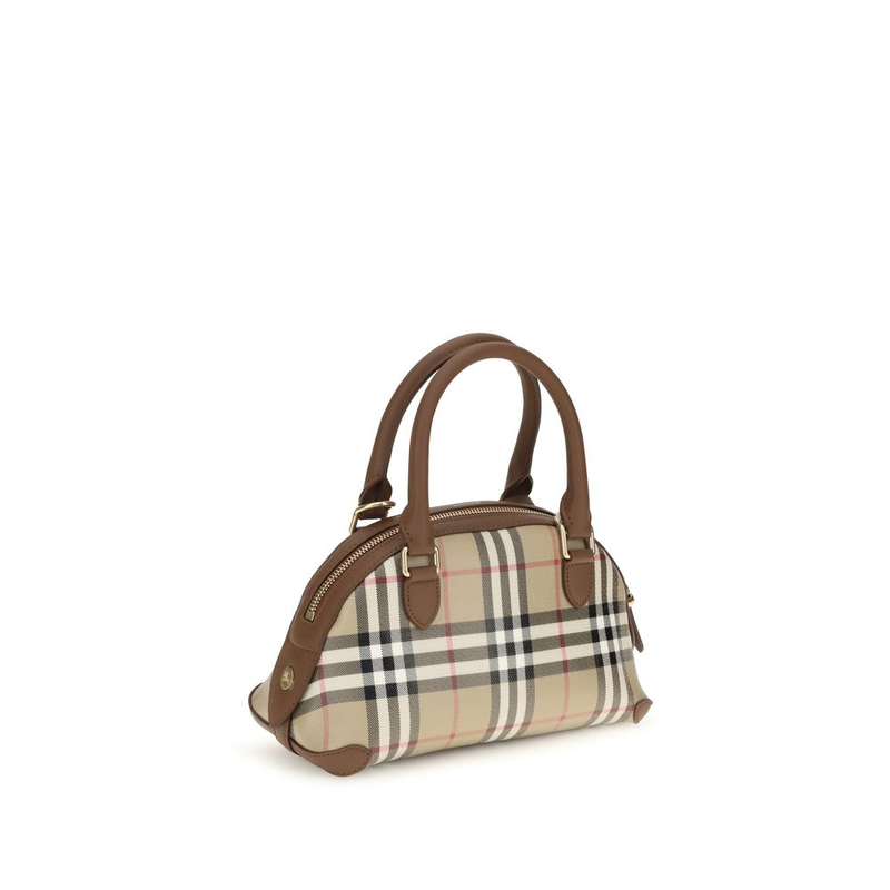 Beige canvas handbag-null