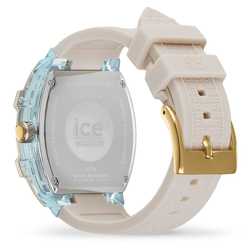Beige synthetic dress watch-null