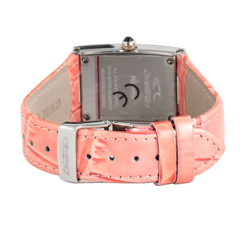 Multicolor stainless steel dress watch-null