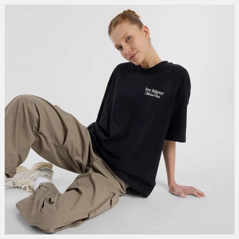 Linear graphic oversized t-shirt-null