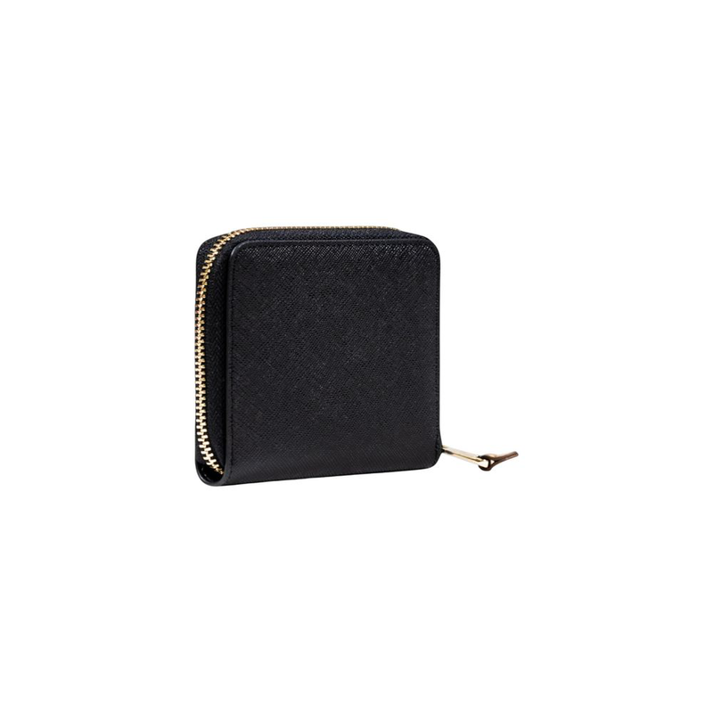 Black pvc wallet-null