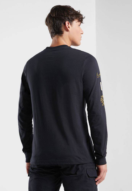 Nba golden stat warriors city edition long-sleeve t-shirt-null