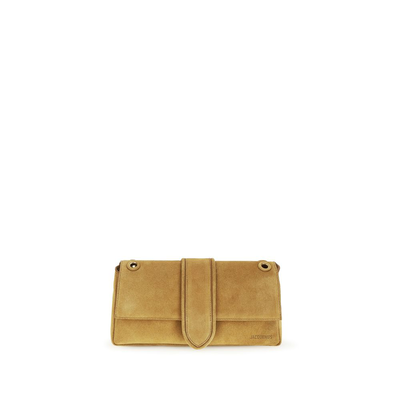 Beige calf leather bos taurus shoulder bag, Beige, medium