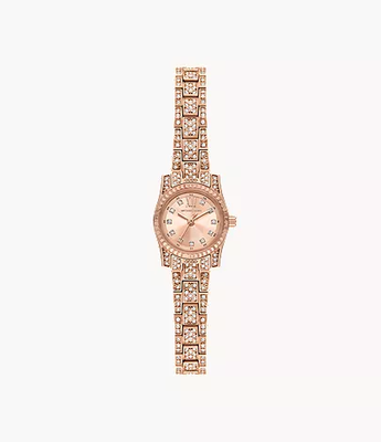 Michael kors mini lexington pav&eacute; rose gold-tone watch mk4863, Rose Gold, medium