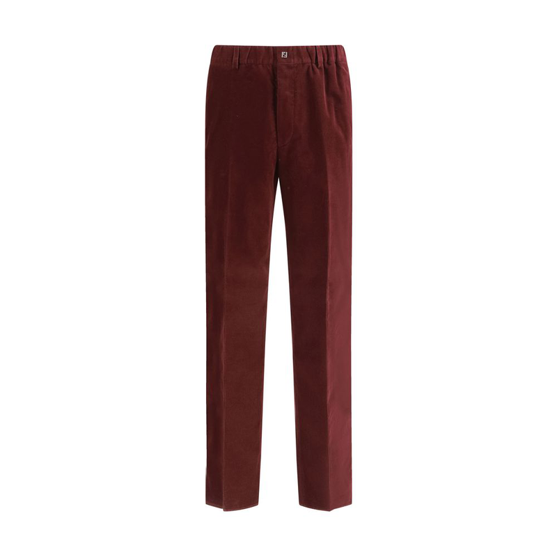 Bordeaux cotton casual pants-null