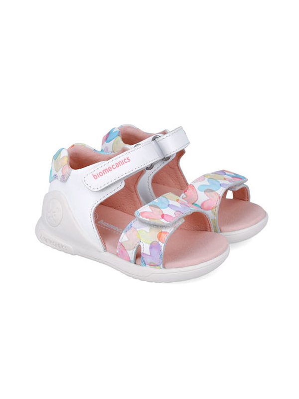 Biomecanics playful girls sandals with velcro strap image number null