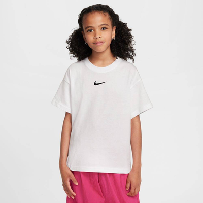Girls nsw essential lbr t shirt, White, medium