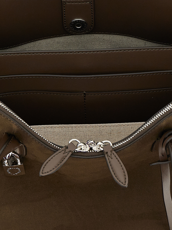 Brown hemp shoulder bag-null