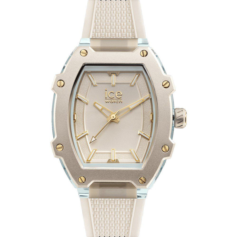 Beige synthetic dress watch-null