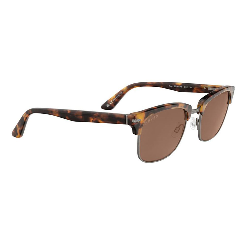 Brown resin sunglasses-null