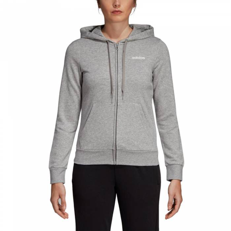 Women essentials plain full zip hoodie-null