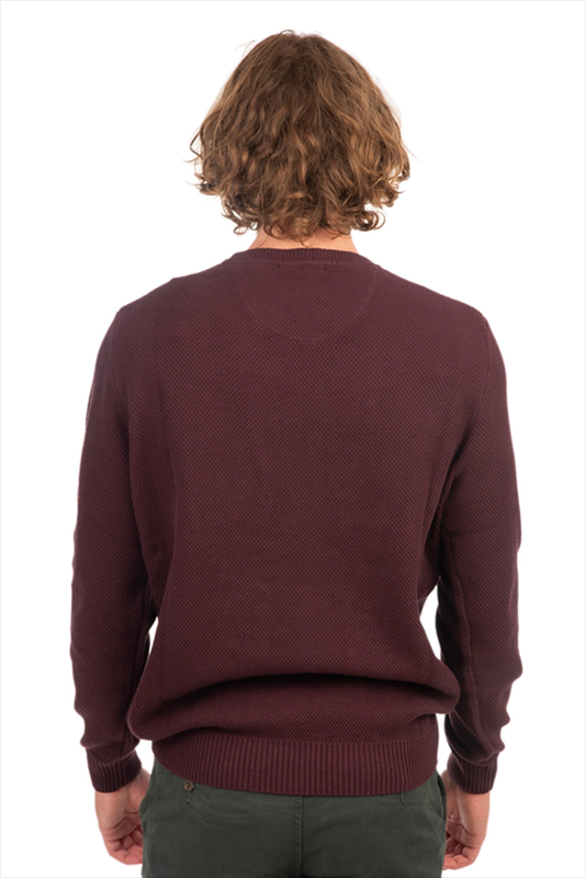 Basic cotton round neck knitwear image number null
