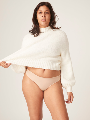 Seamfree thong super light, Cashew, medium