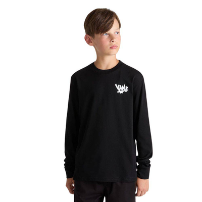 Boys blaster longsleeves top, Black, medium