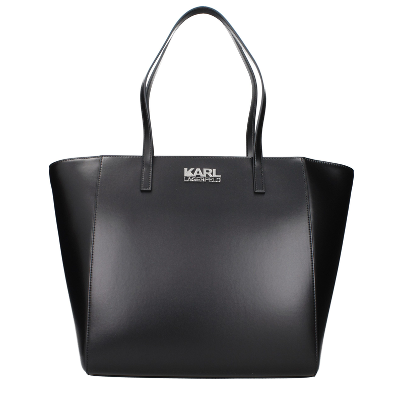Black polyethylene shoulder bag-null