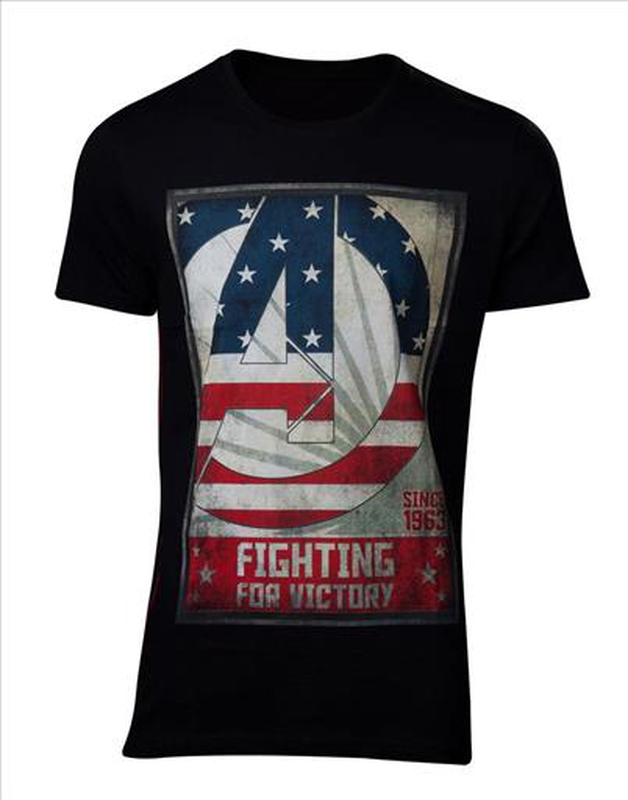 Avengers for victory mens tshirt-null