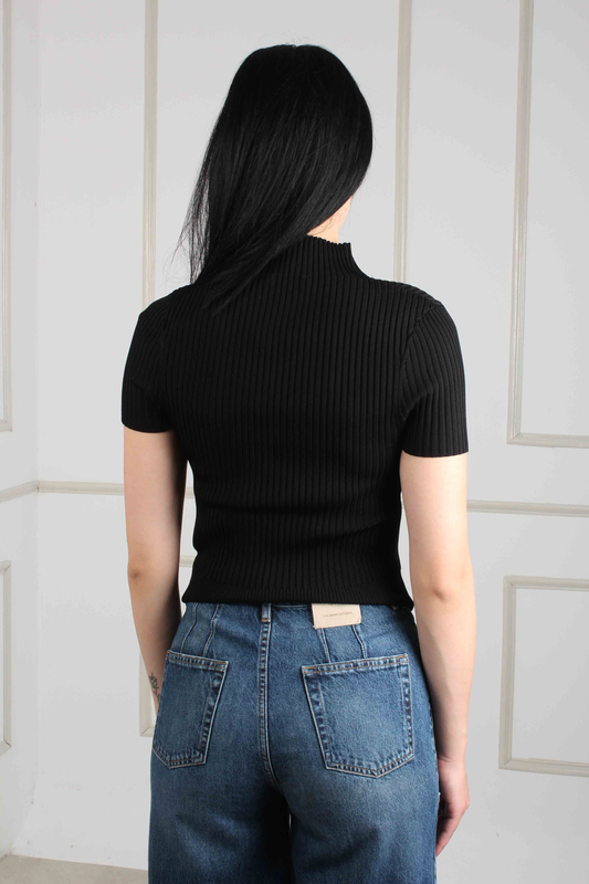 Knitted top jayla mock neck - guess-null