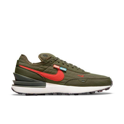 Nike waffle one nn premium, Olive / Orange, medium