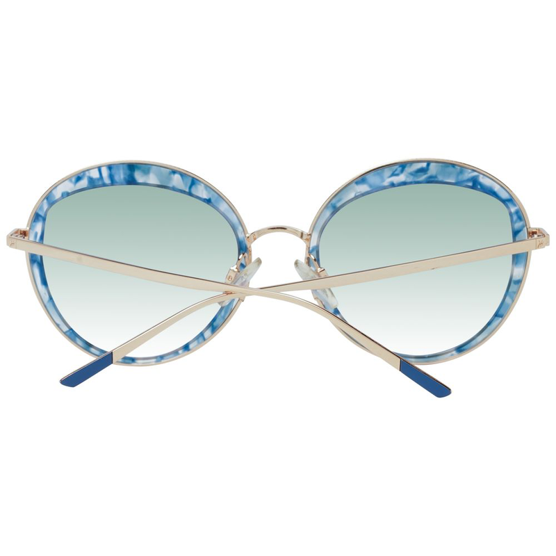 Blue metal sunglasses-null