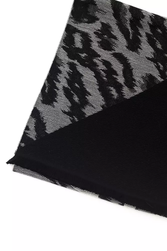 Gray wool men scarf-null