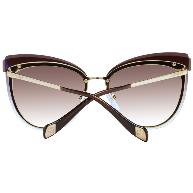Brown metal sunglasses-null