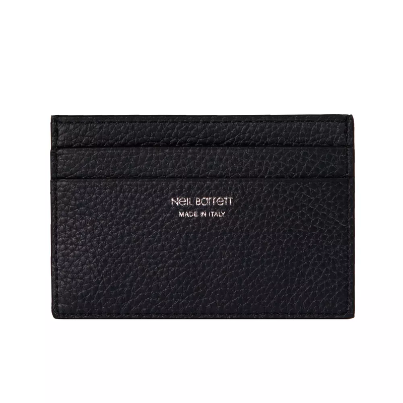 Black leather men wallet-null