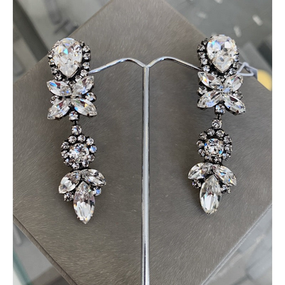 Florizer, White Swarovski-silver Metal, medium