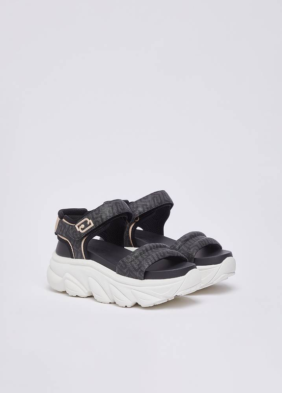 Steffy sandal 01 - chunky sandal monogram saffiano-null