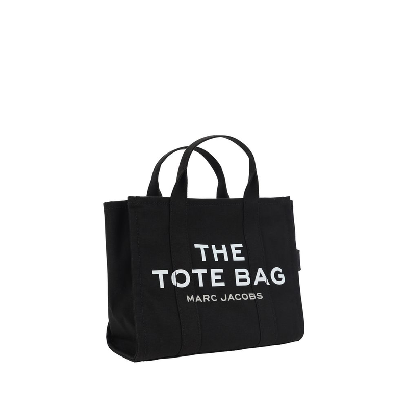 Black cotton handbag-null
