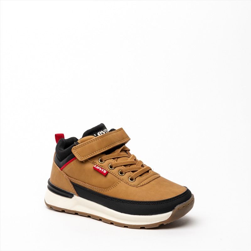 Levis boys sneaker boots with lace up and velcro strap-null