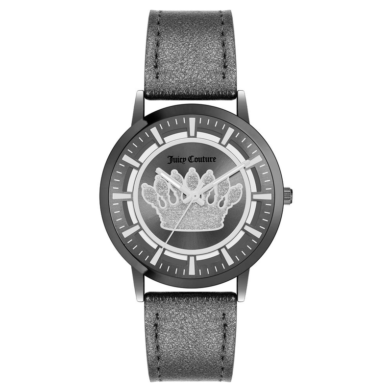 Gray plastic dress watch-null