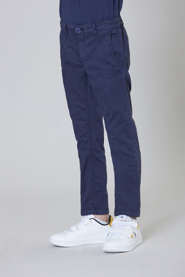Trouser chinos kids pro, Navy, medium