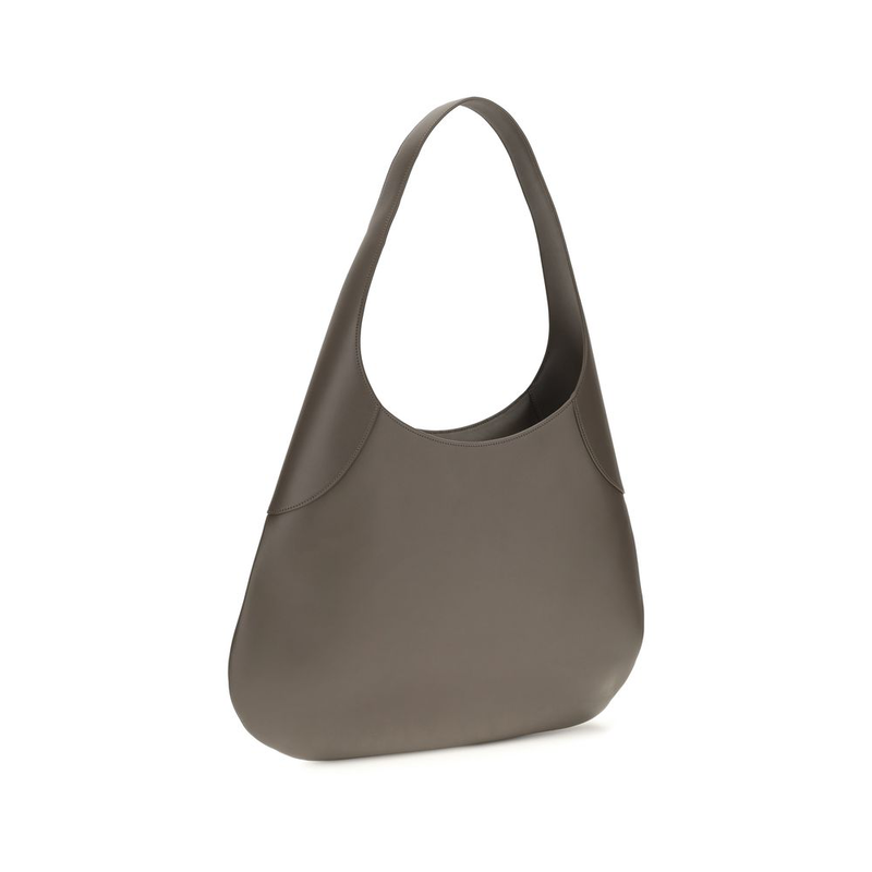 Gray calf leather bos taurus handbag-null