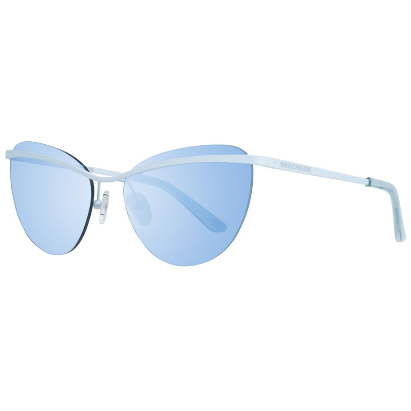 White metal sunglasses-null
