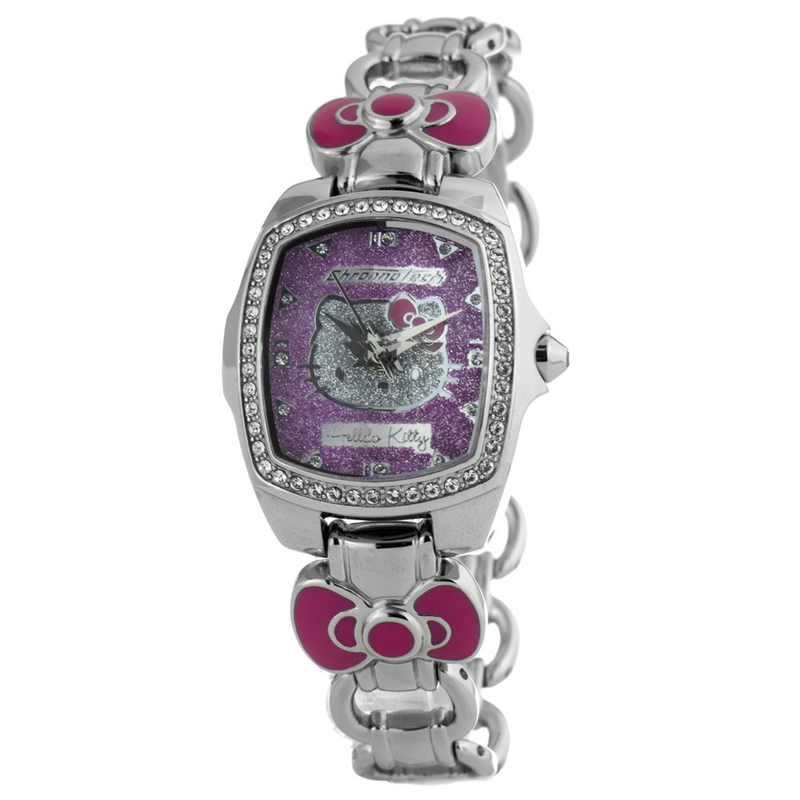 Silver stainless steel dress watch-null