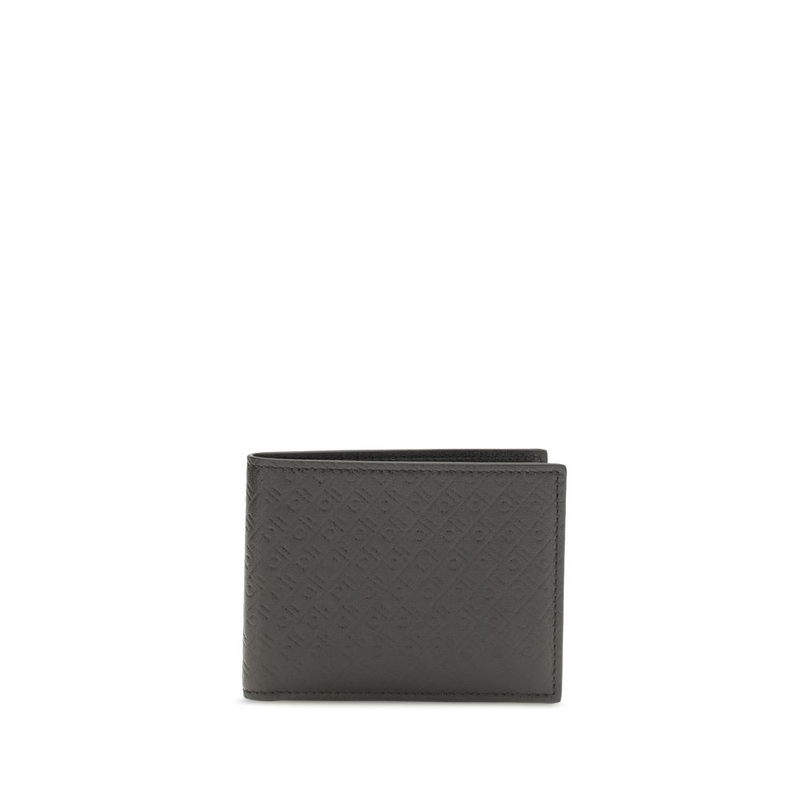 Black calf leather bos taurus wallet-null
